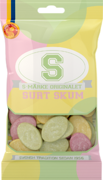 S-MÄRKE ORIGINAL SURT SKUM 14x70g
