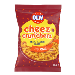 [OLW101104] CHEEZ CRUNCHERZ FLAMIN HOT 28x160g