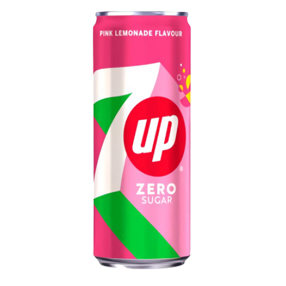 7UP PINK LEMONADE ZERO SUGAR 20X330ML