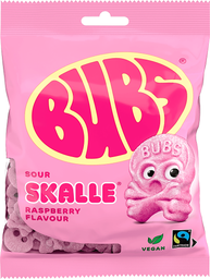 [47-8170] BUBS RASPBERRY SKALLE 12x90G
