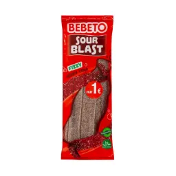 [8904004442287] BEBETO SUPER BELT FIZZY COLA 24X180G