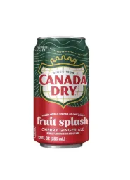 [1651655] Canada Dry Fruit Splash Cherry Soda 12x355ml USA