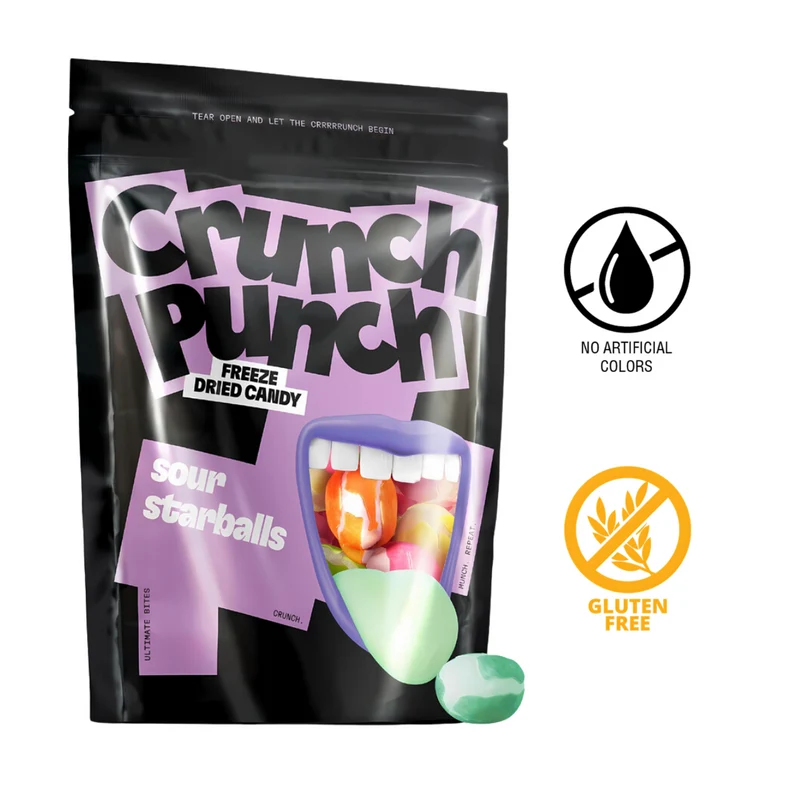 Crunch Punch Sour Starballs 15x50g