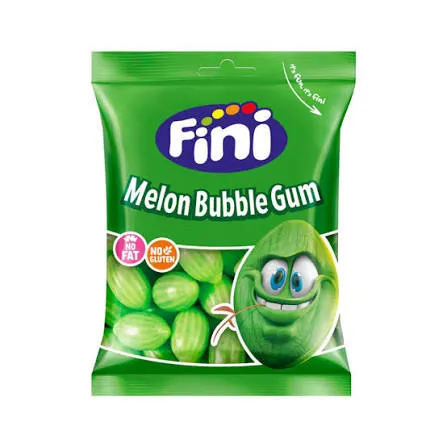 Fini Melon Fizzy Bubblegum 12x75g