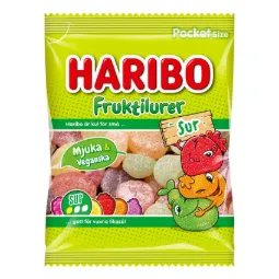 [613201984] Haribo Fruktilurer Sur 24x75g