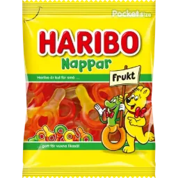 [613201995] Haribo Nappar Frukt 24x80g