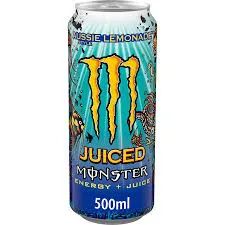 [876754313245] MONSTER AUSSIE STYLE LEMONADE CAN 12X500ML