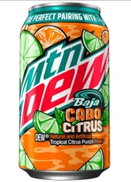 [8805957021578   2405-38096] Mountain Dew Citrus Blast Sleek 12x330ml