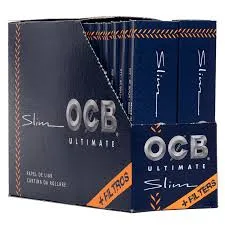 OCB ULTIMATE SLIM ROLLING PAPER + FILTERS BLUE 32X32