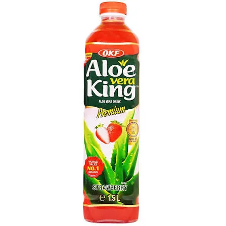 OKF Aloe Vera King drink STRAWBERRY 12x1.5L