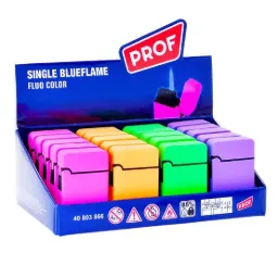 [876876804] Proff Lighter Fashion Color Blue Flame 1x20