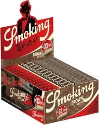 SMOKING BROWN KING SIZE 24PAPES + 33TIPS
