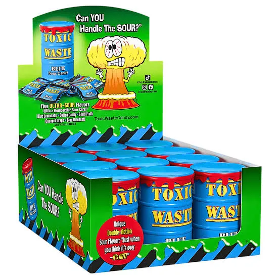Toxic Waste Blue Drum 12x42g