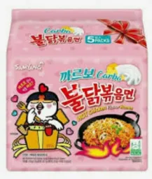 Buldak 5-pak Hot Chicken Ramen Carbanara (8x5) 40pak 130g