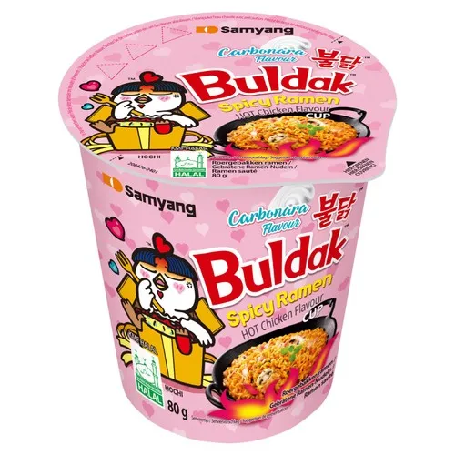 Buldak Spicy Ramen Carbonara Cup 30x70g