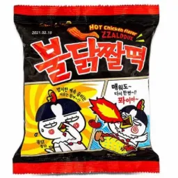 Zzaldduk Chips m/ Hot Chicken Flavor 24x120g