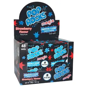 Pop Rocks Twinpack Strawberry/Banana 6G (48ST)