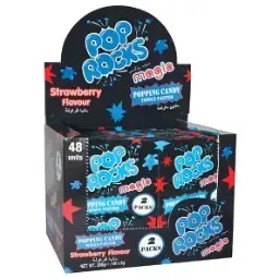 Pop Rocks Twinpack Strawberry/Banana 6G (48ST)