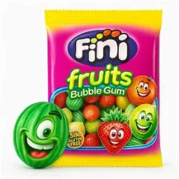 FINI FRUITS BUBBLEGUM PÅSE 75G