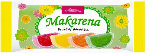 Makarena jellies with fruit flavour 200g