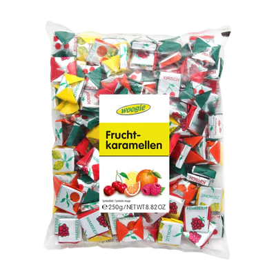 Fruit toffees 250g