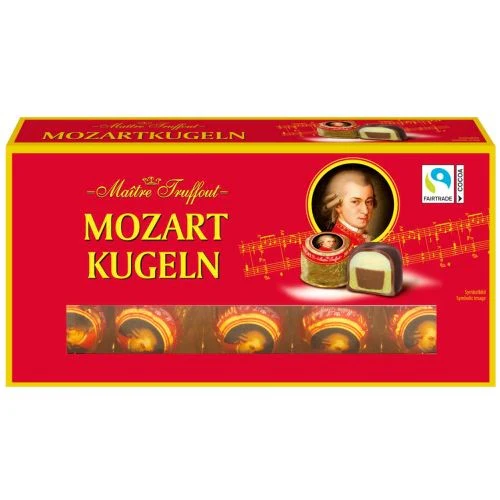 Mozartkugeln pralines cardboard
