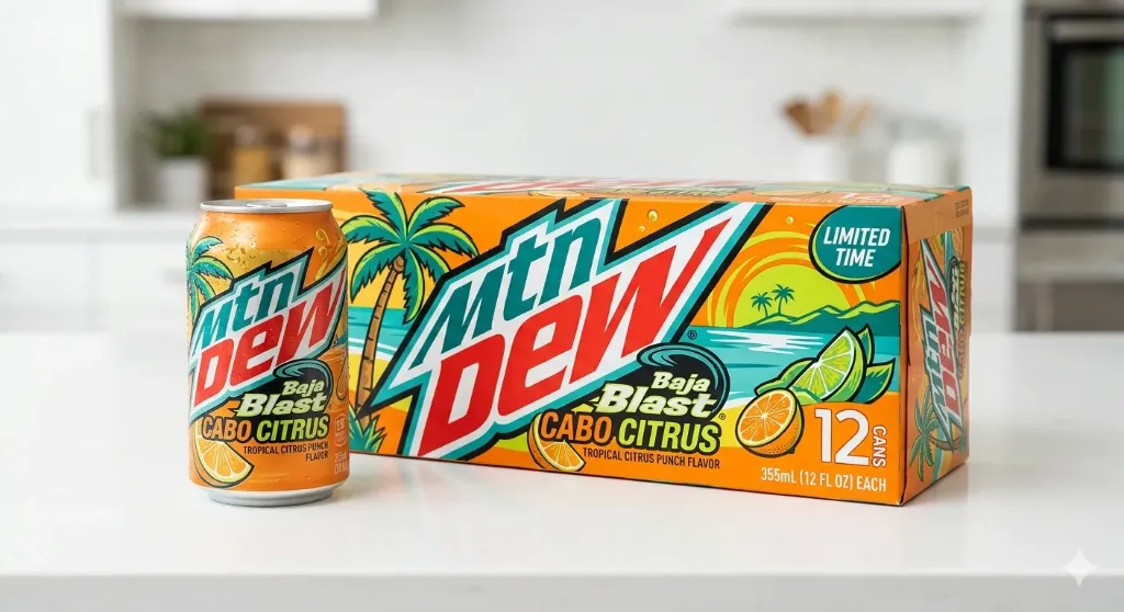 MNT DEW Baja Blast Cabo Citrus 355mlx12