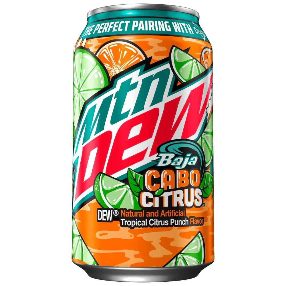 Mountain Dew Baja Blast Cabo Citrus 12x355ml