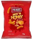 Herr's Hot'n Honey Cheese Curl 170G 12stk