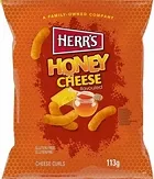 [393-6950] Herr's Honey Cheese 170g Curl  12stk