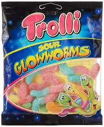 [319392] Trolli Sour Glowworms 24x100g