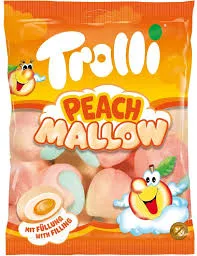 [220022] Trolli Peach Mallows filled 8x150g