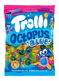 Trolli Octopus Blue 1x12 100g