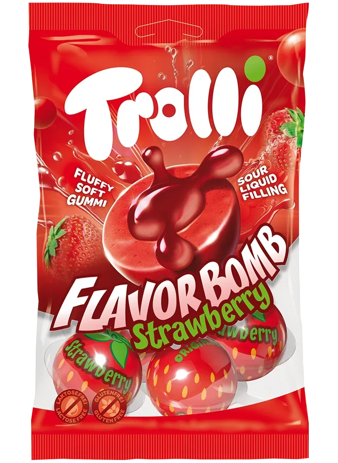 Trolli Flavorbomb Strawberry 21x75g