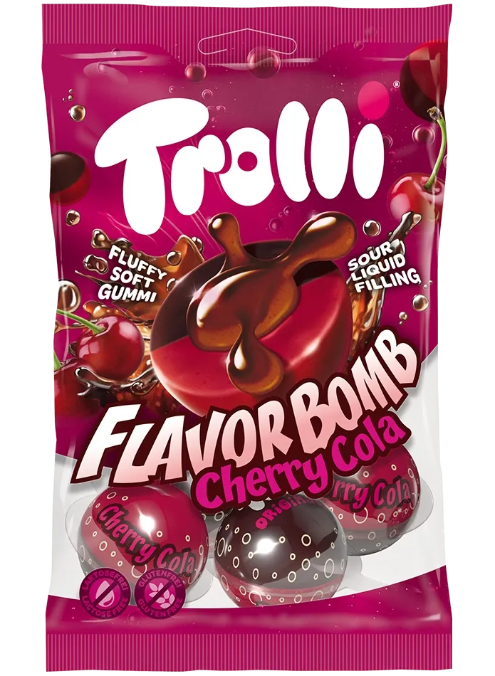 Trolli Flavorbomb Cherry Cola 21x75g