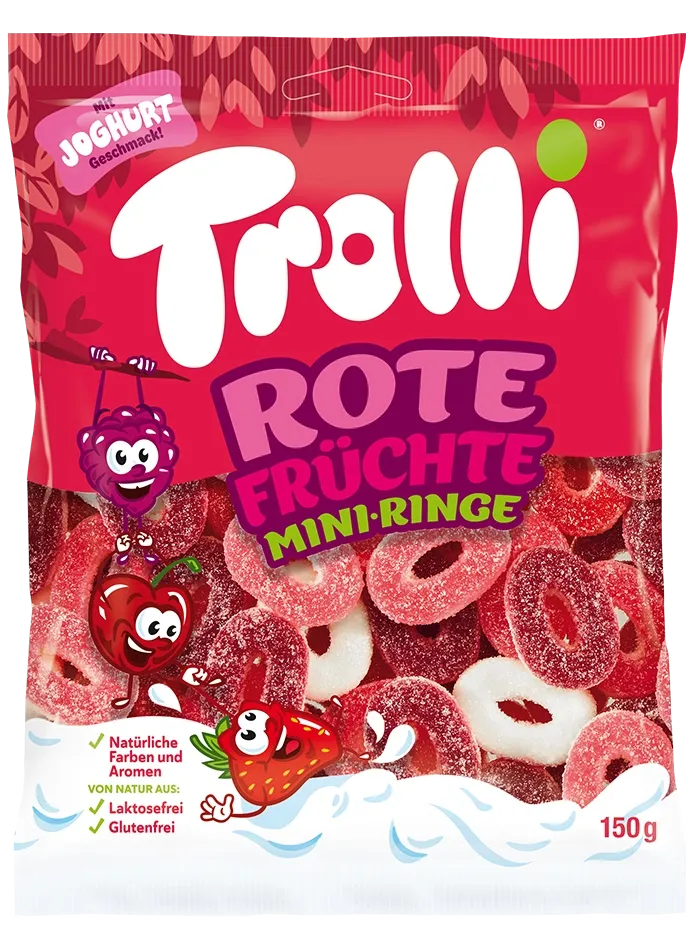 Trolli Red Fruits Minirings 15x200g