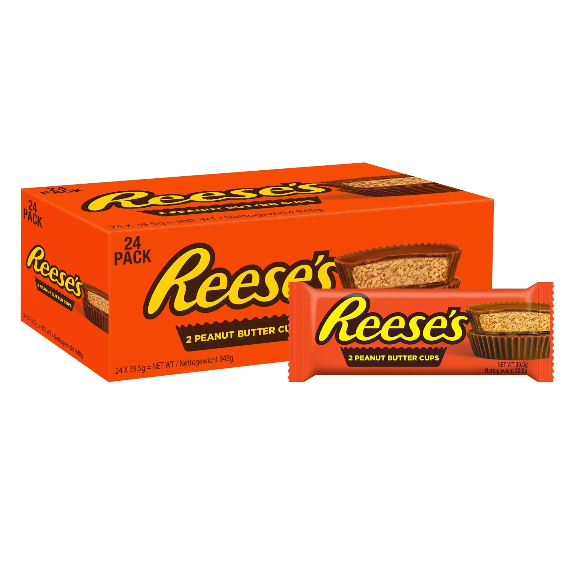 Reese's Peanut Butter 2er Cups 39,5g 1x24