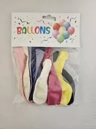 [7003] Ballonger Mixade Färger 10-p