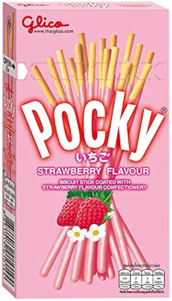 Glico Pocky Strawberry Flavour 45g 1*10