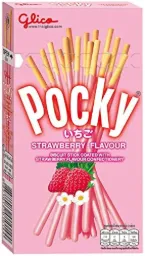 [400-16445] Glico Pocky Strawberry Flavour 45g 1*10