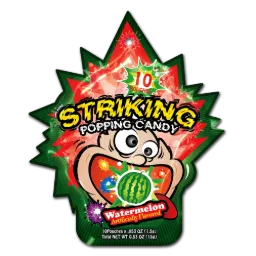 [108899] STRIKING Popping candy Watermelon 4x(12x15g)