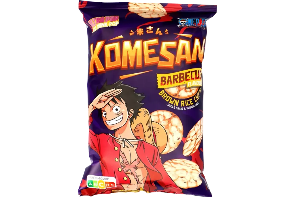 ULTRAPOP Komesan snack BBQ - Luffy 24x60g