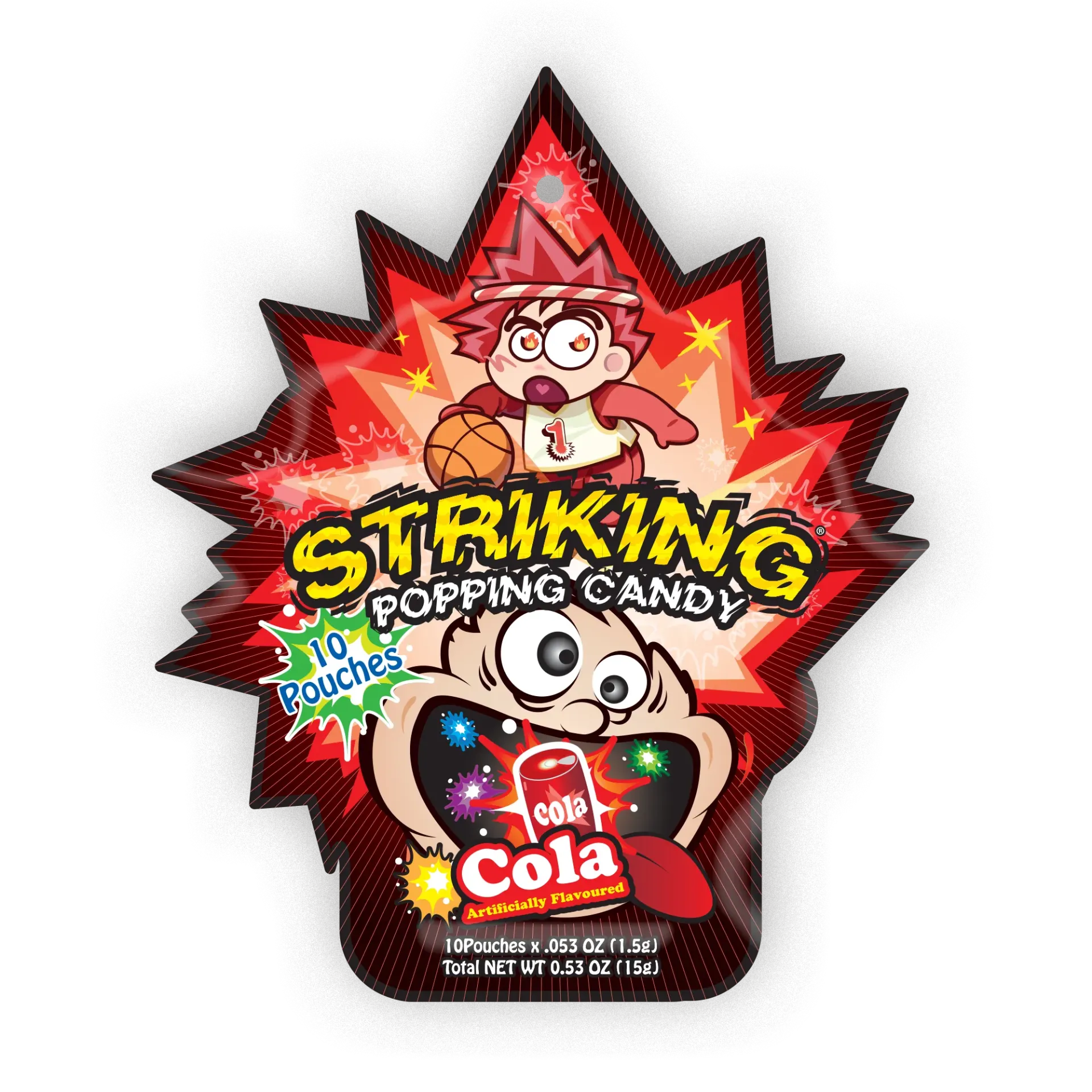STRIKING Popping candy Cola 4x(12x15g)