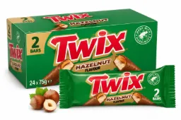 [316-614065] Twix Hazelnut 2-pack 24x75g