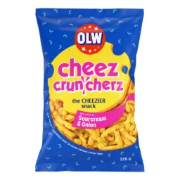 [1375-101103] OLW Cheez Cruncherz Sourcream & Onion 21x225g