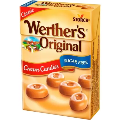 Werther's Cream Candies Sugar Free 12x42g