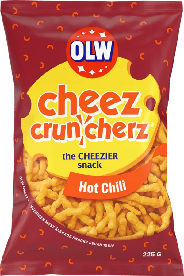 OLW Cheez Crunch Hot 21x225g