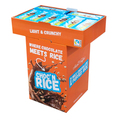 Choc,n Rice milk chocolate with puffed rice 32x150g