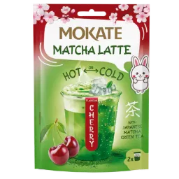 [97386] Instant drink powder Matcha Latte Cherry Flavour 7x40g
