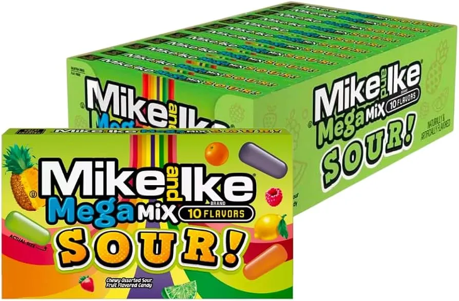 Mike and Ike Sour Mega Mix 120g
